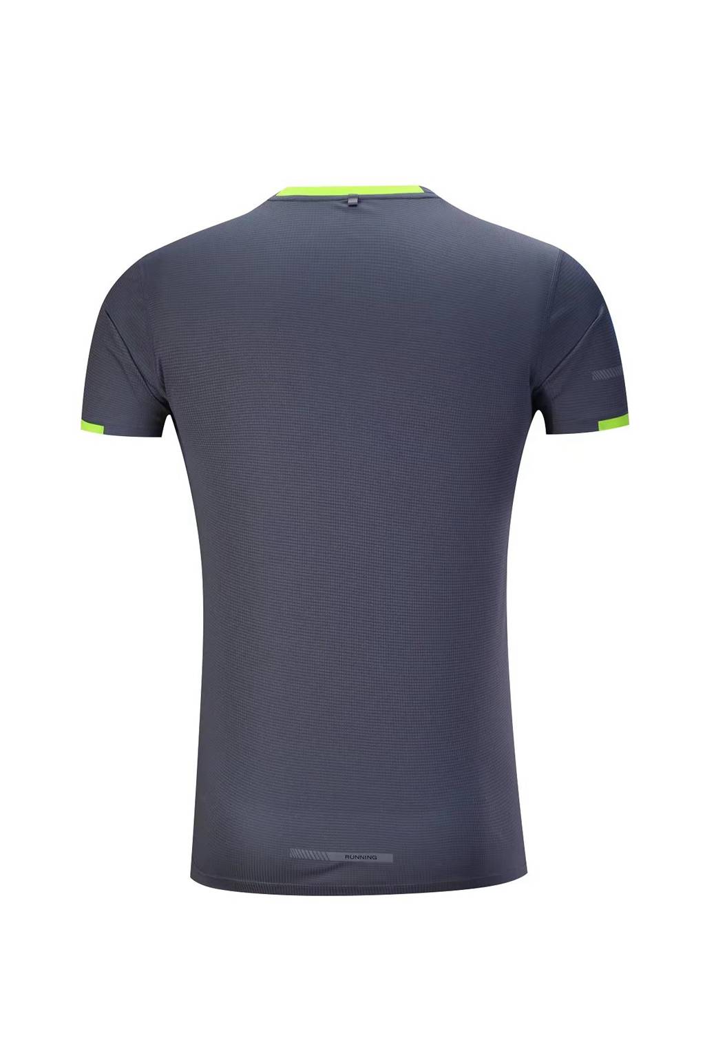 春夏新品 圓領(lǐng)短袖T恤 時尚運動文化衫 深灰色 3D效果圖